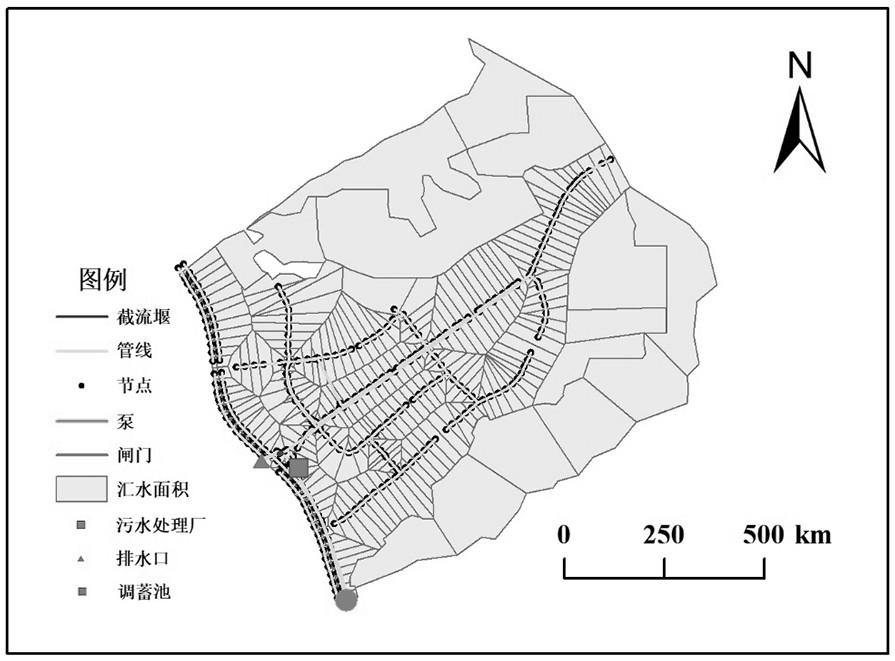 Double-gate mixed flow rainwater interception and storage device, system and method based on water quality monitoring