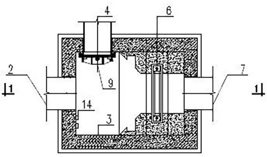 Double-gate mixed flow rainwater interception and storage device, system and method based on water quality monitoring