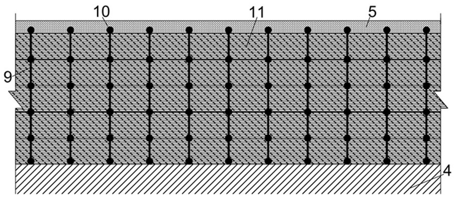 Fabricated waterlogging preventing water draining anticollision road barrier