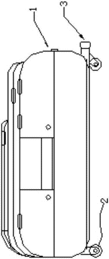 Portable Trolley Case And Pulling Method Of Trolley Case