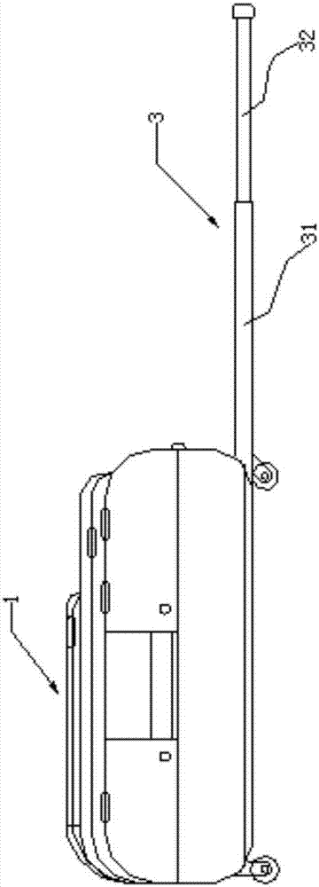 Portable Trolley Case And Pulling Method Of Trolley Case