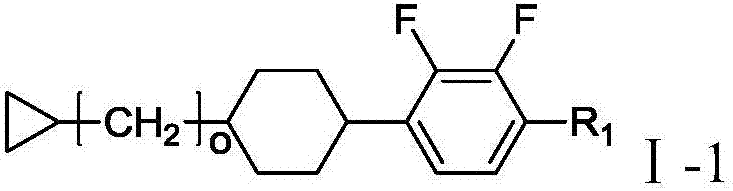 Negative dielectric anisotropy liquid crystal medium containing cyclopropyl and application of liquid crystal medium