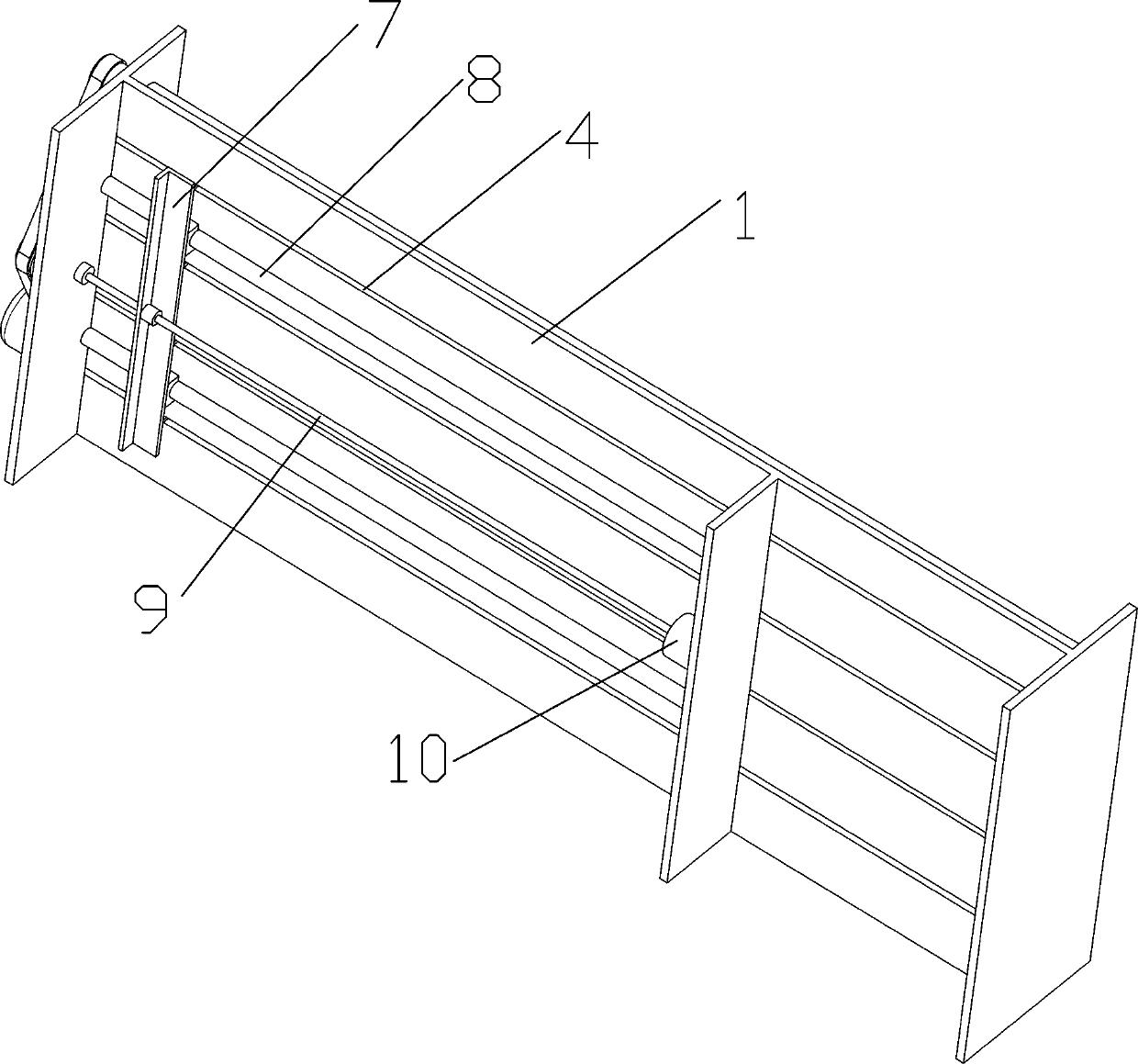 Glass rod cutting device