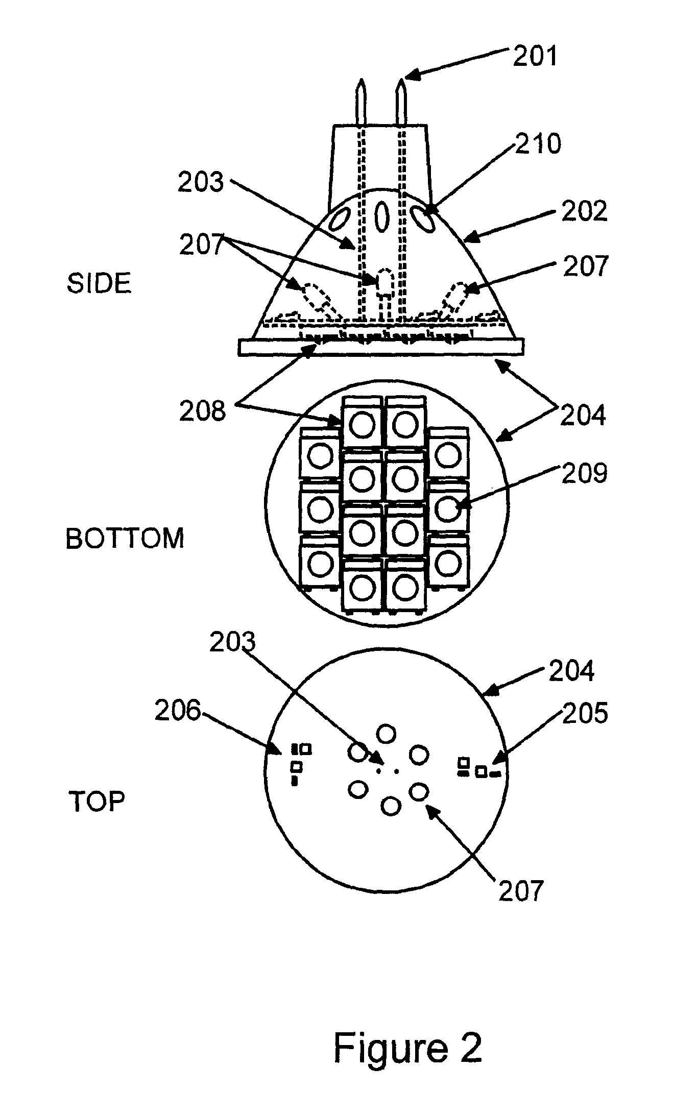 Light emitting diode replacement lamp