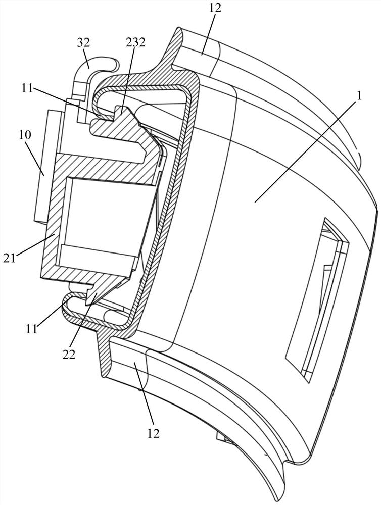 Roof decoration structure and vehicle