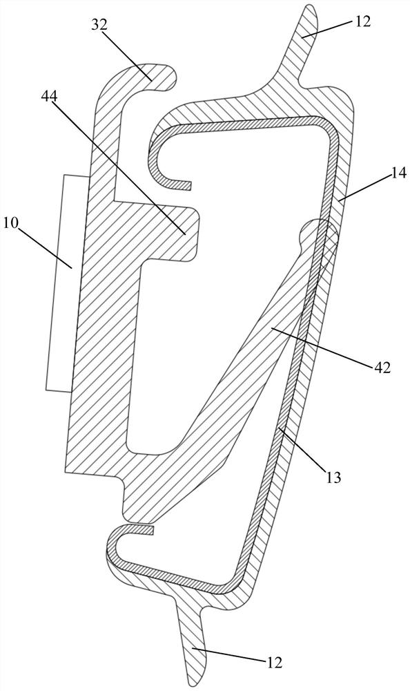 Roof decoration structure and vehicle