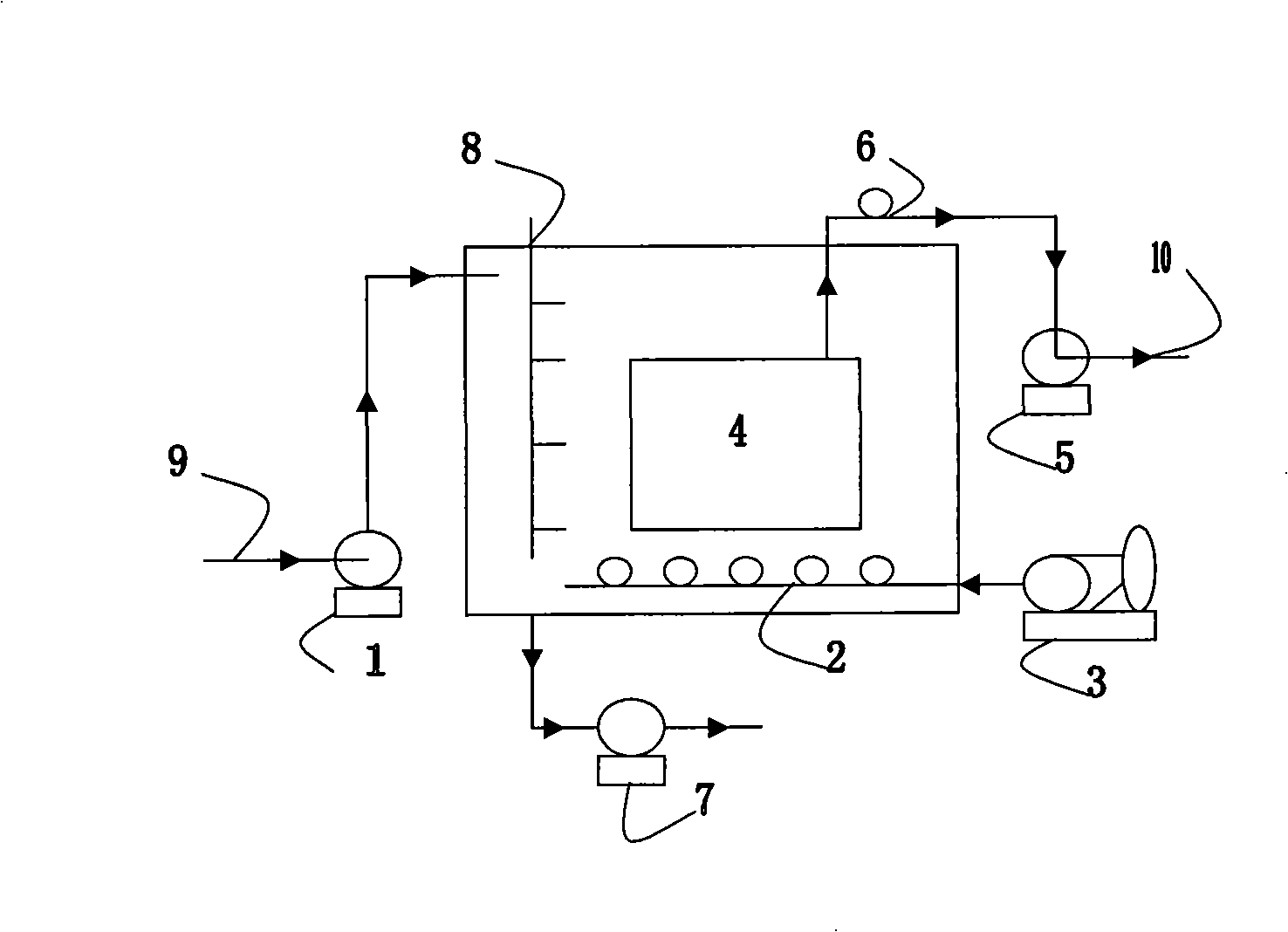 Film treatment system and method for ferromanganese ion overproof groundwater