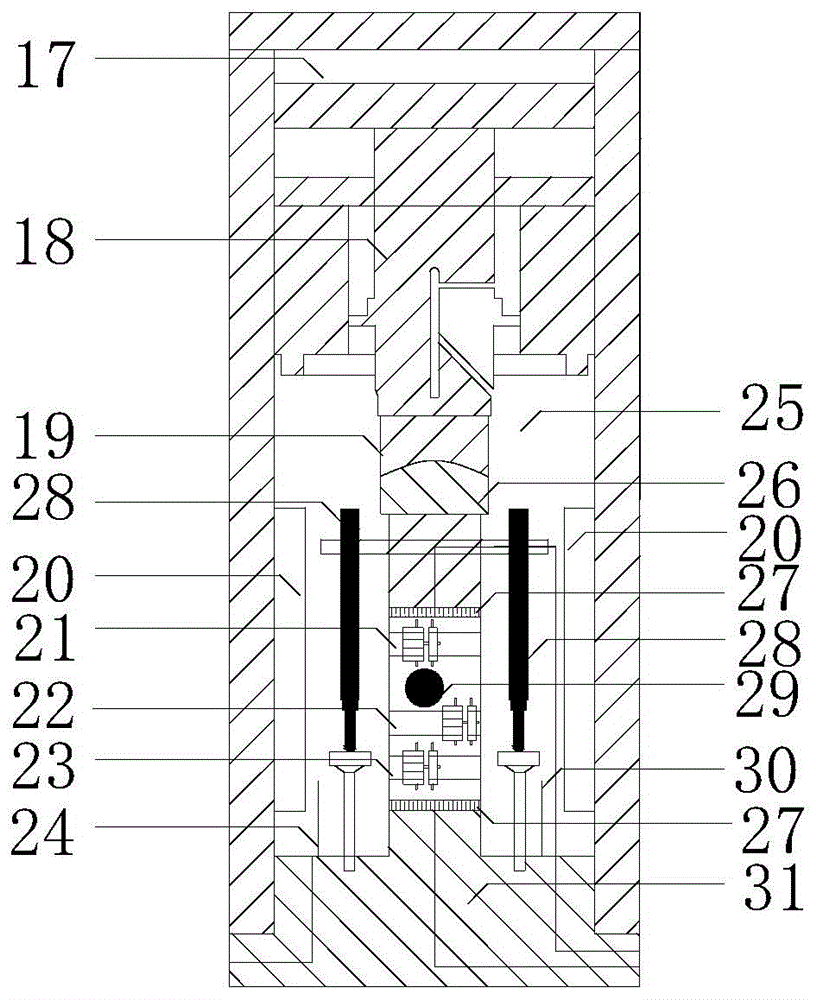 Test device and test method for crack evolution and seepage characteristic of gas-containing shale