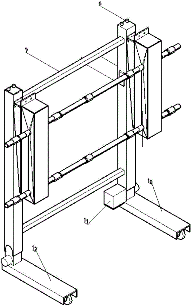 Multi-purpose mobile nursing rack