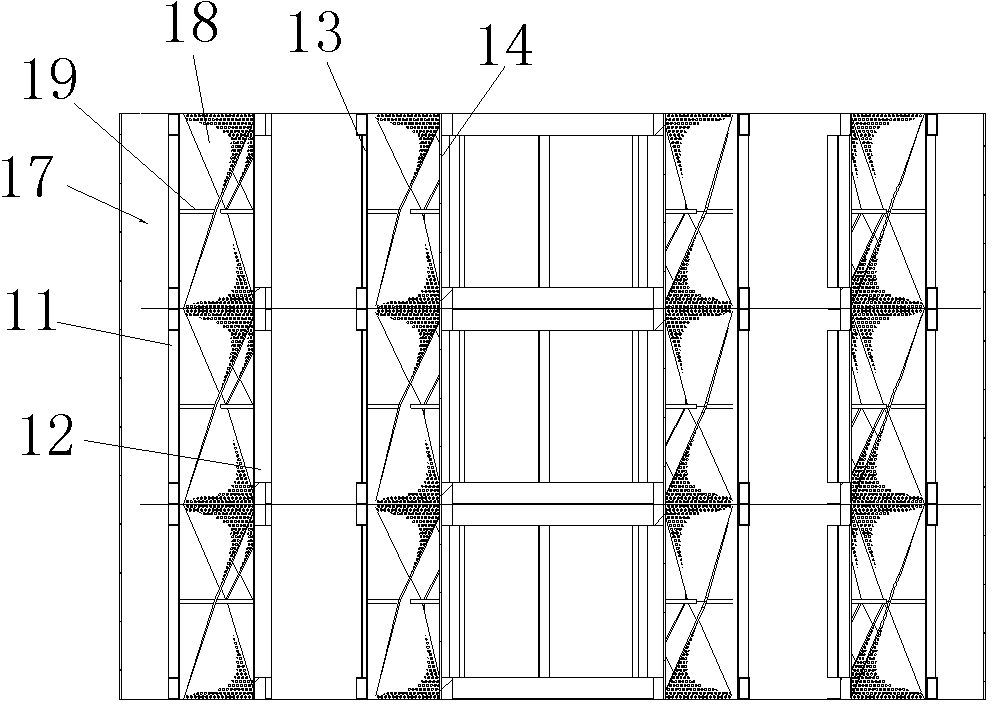 Vertical material rolling dryer