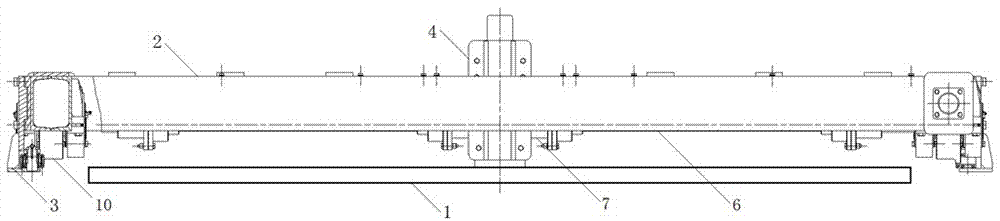 Automatic furnace cover closing device suitable for vacuum melting furnace