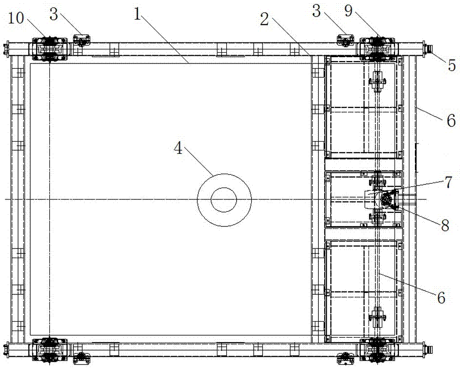 Automatic furnace cover closing device suitable for vacuum melting furnace