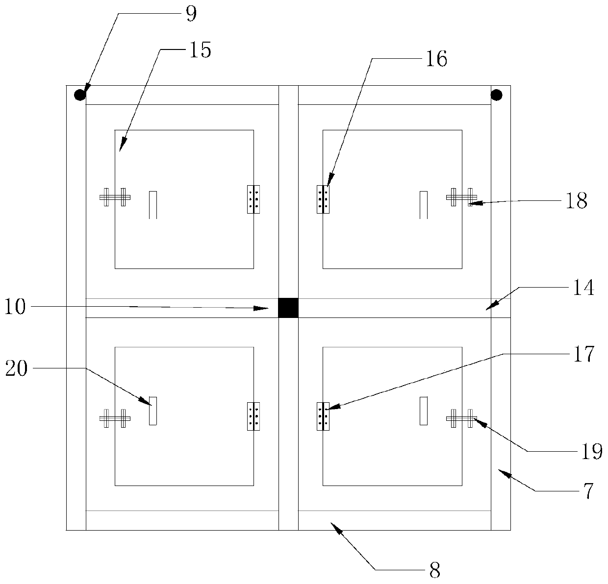 Complex terrain steep rock mass top-down tunnel portal tunnel entrance and construction method