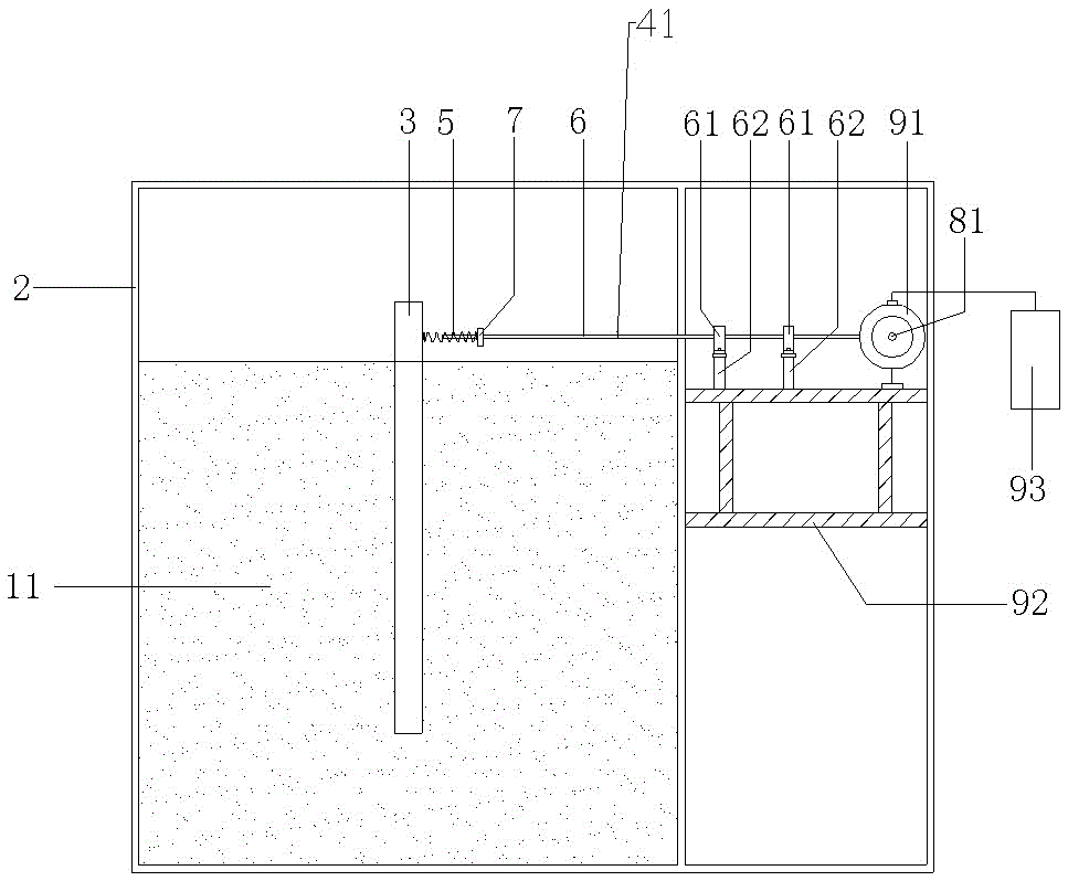 Model pile foundation with horizontal dynamic loading device