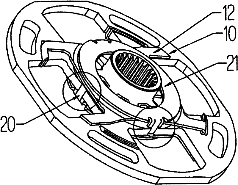 Novel vibration damper of clutch driven plate, with rotation angle added