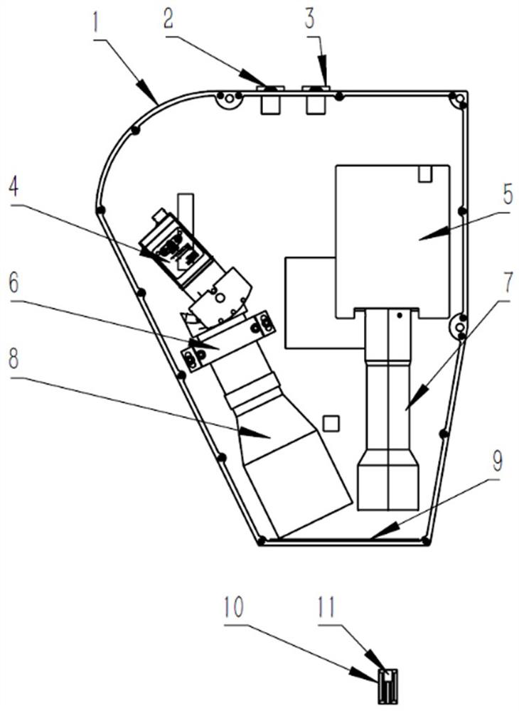 Portable surface defect integrated detection device and surface defect automatic detection method