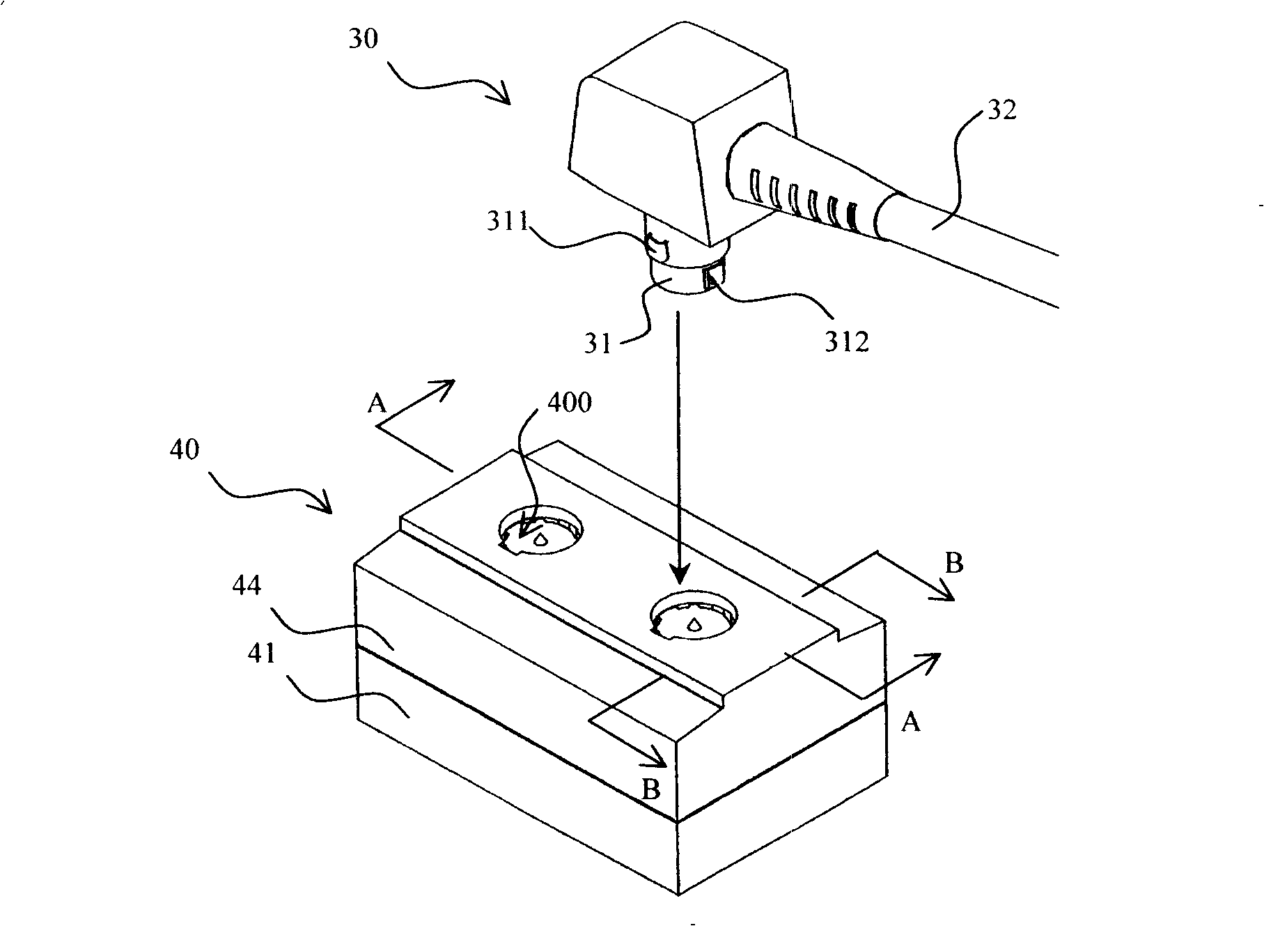 Plug, socket and electric connection device with plug and socket