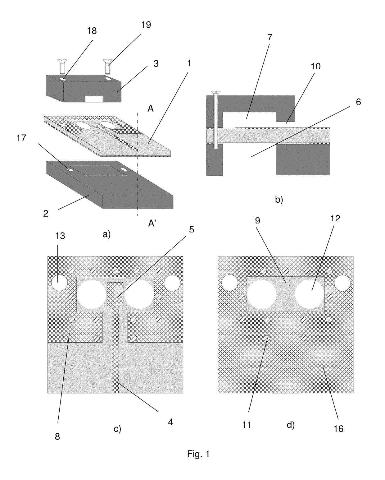 Waveguide-to-microstrip transition