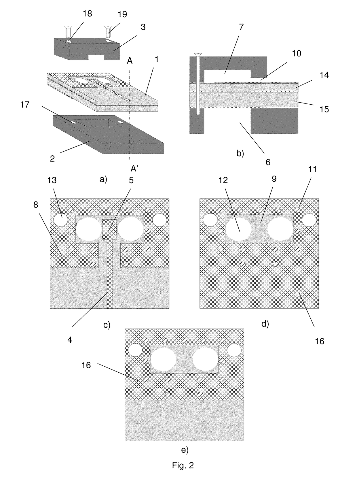 Waveguide-to-microstrip transition