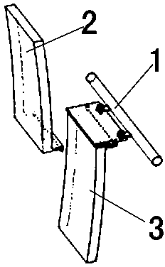 Special-shaped GRG block partition limiting installation structure and splicing method thereof