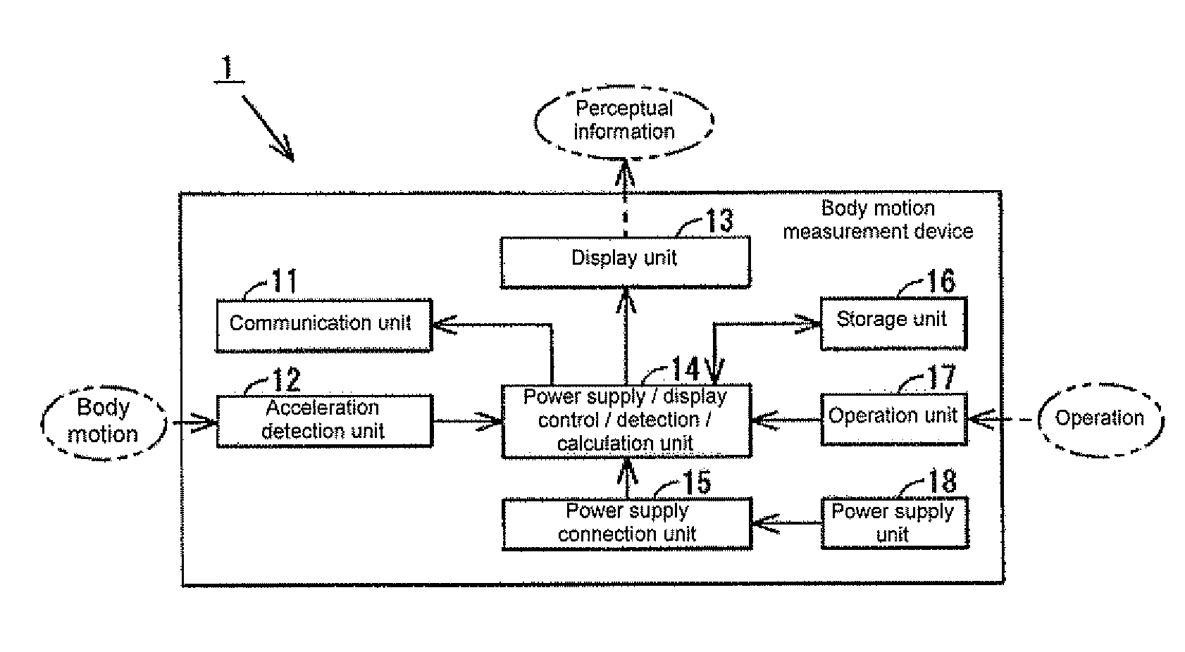 Body motion balance detection device, body motion balance detection program, body motion balance detection method, and body motion balance diagnosis method