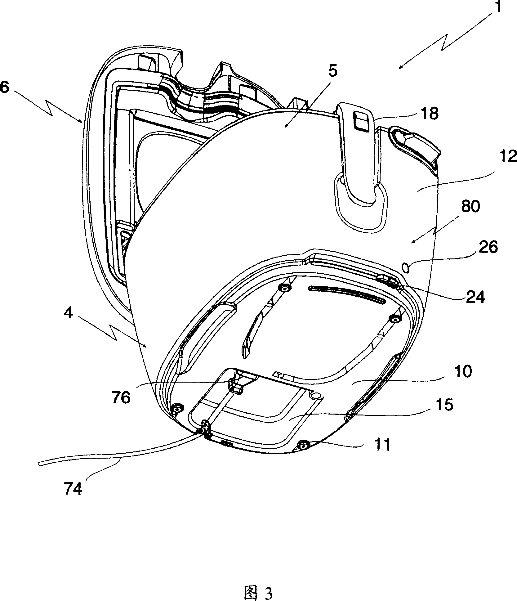 Cooking appliance comprising a simplified supply and control subassembly