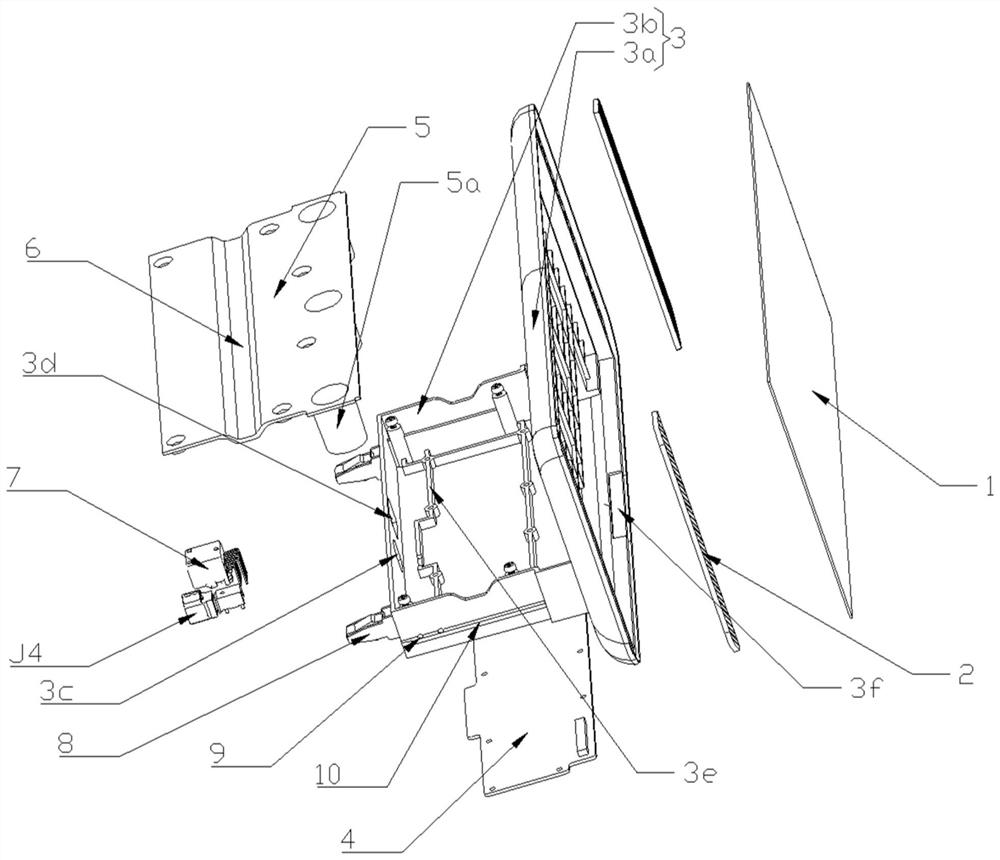 Automobile L-shaped central control screen and working method thereof