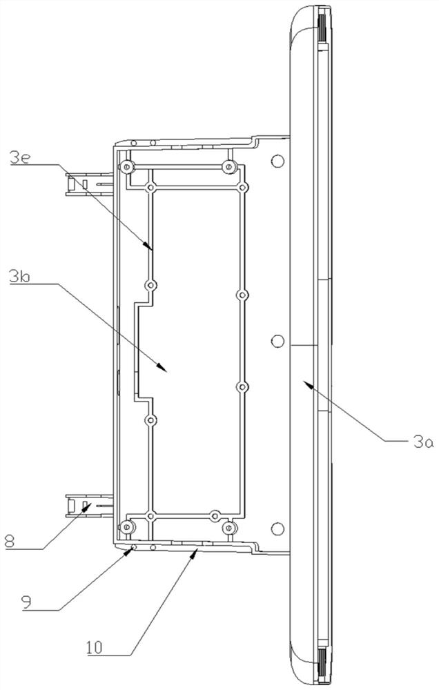 Automobile L-shaped central control screen and working method thereof