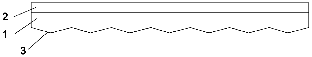 Organic silica gel membrane with clear lines and preparation method of membrane