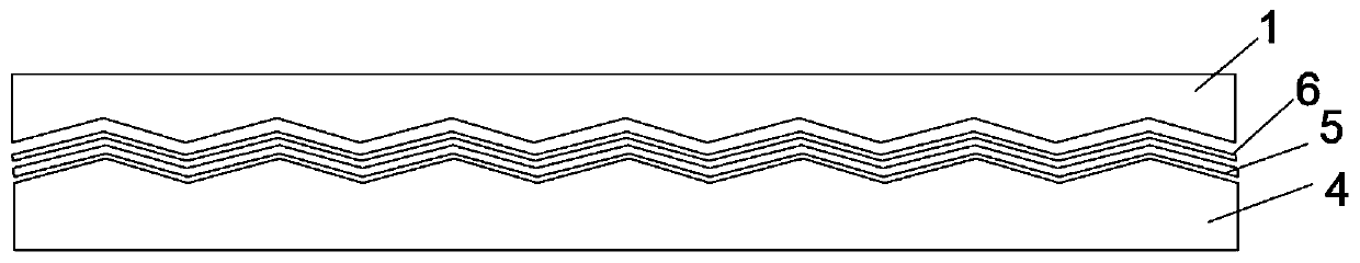 Organic silica gel membrane with clear lines and preparation method of membrane