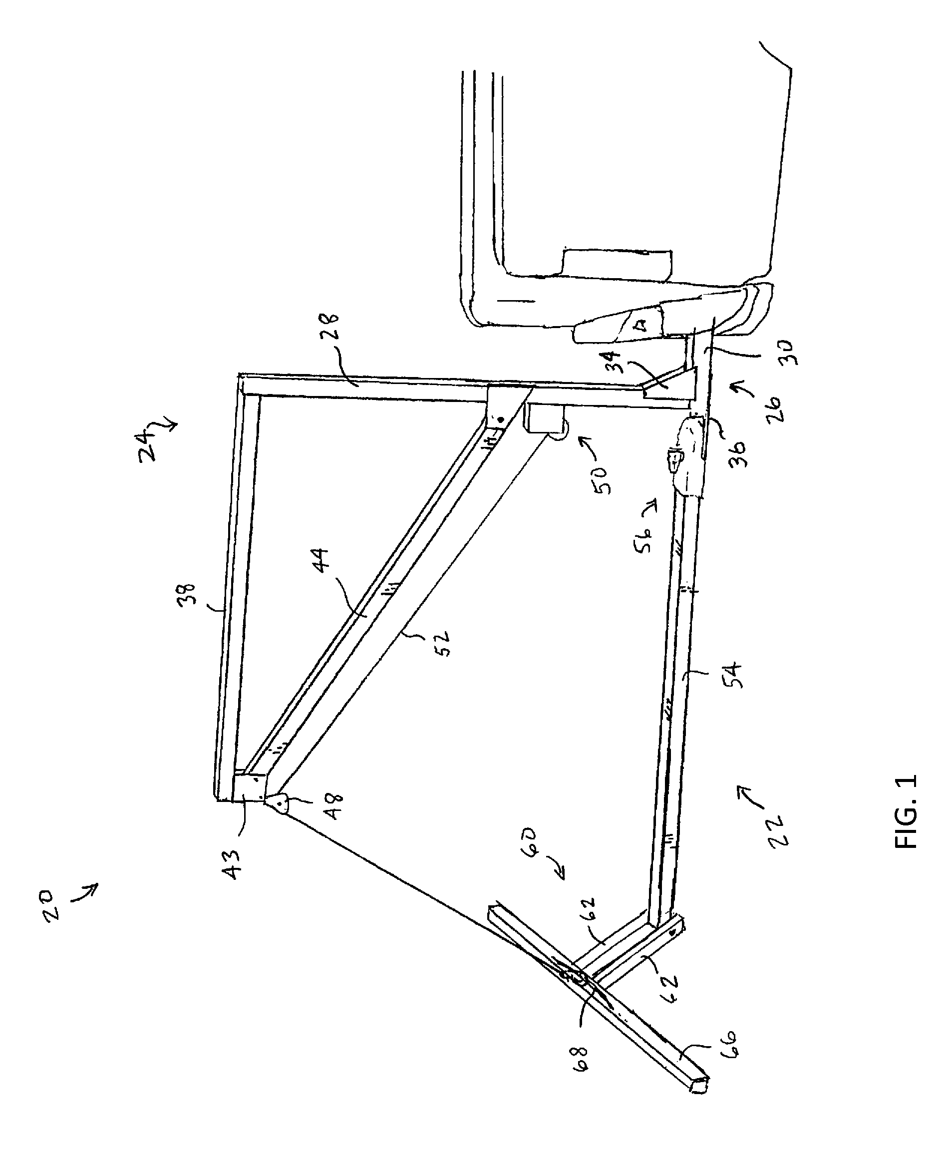 Hitch pull and lift assembly and method