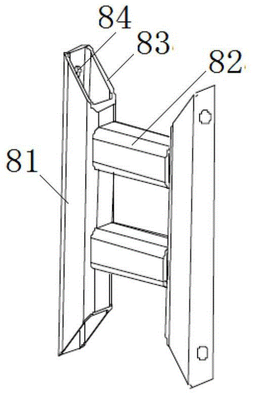 A battery pack fixing structure for vehicle-mounted energy storage equipment