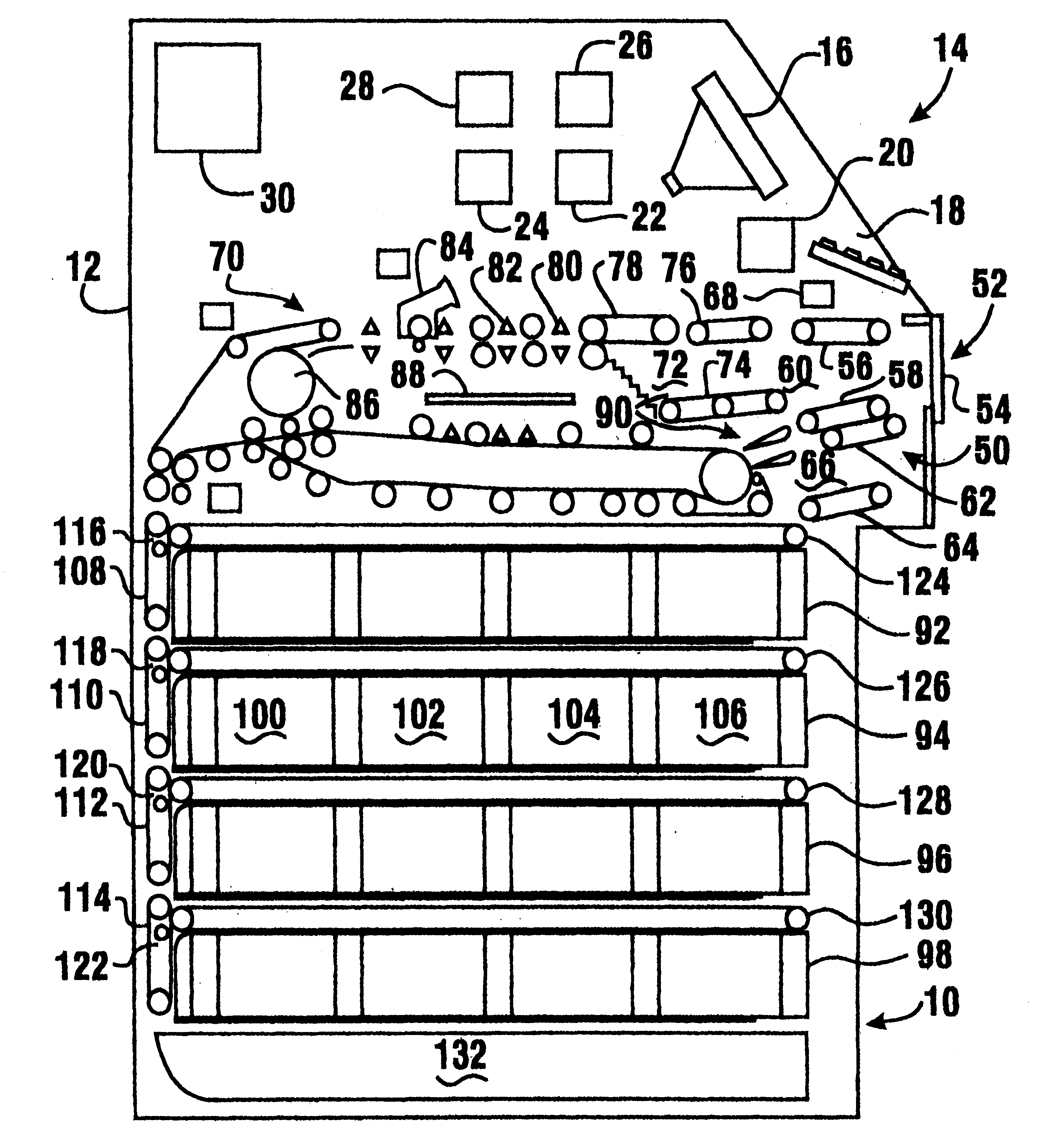 Currency recycling automated banking machine