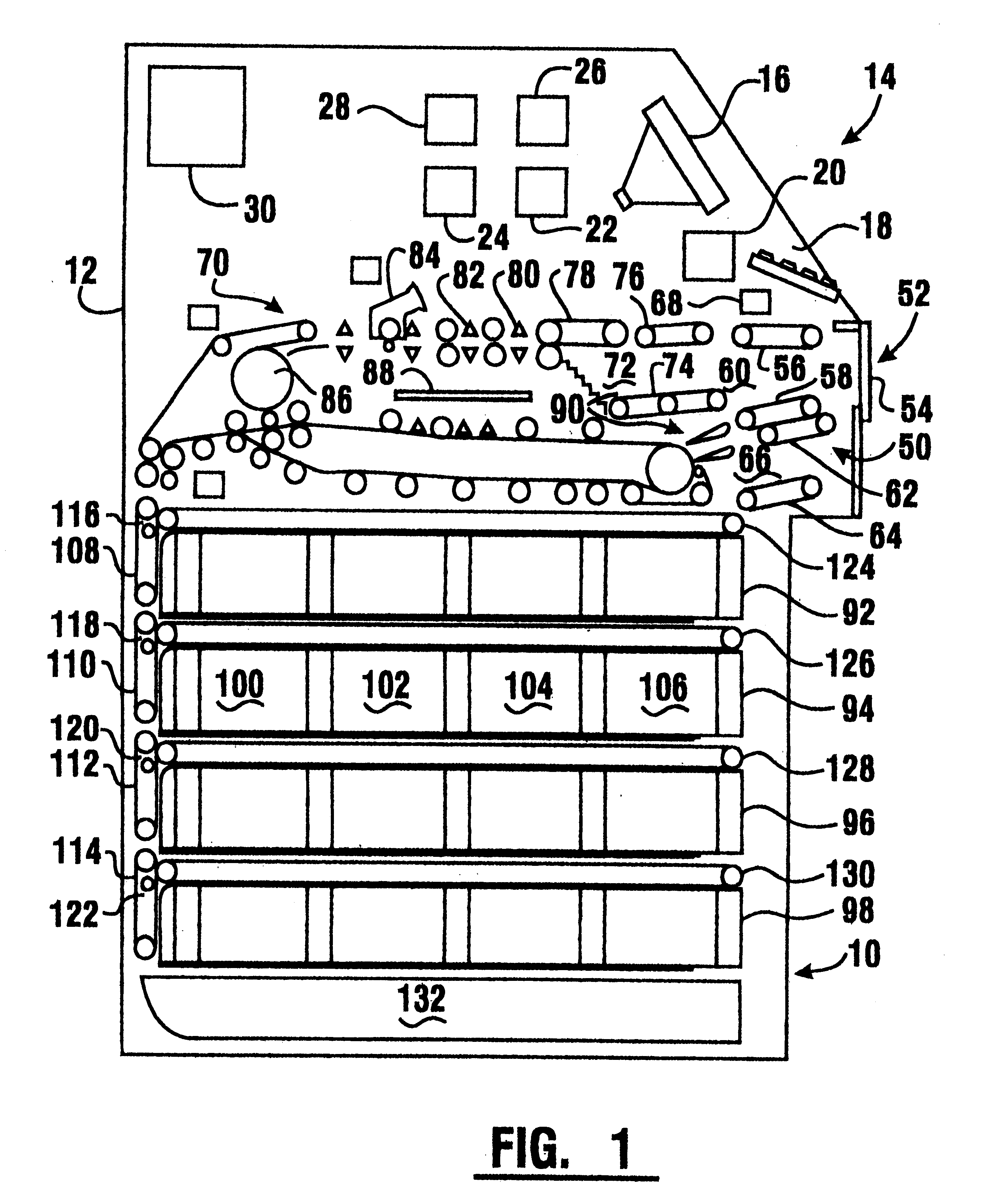 Currency recycling automated banking machine