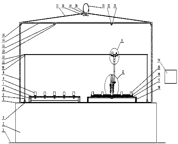 Heating and digestion automatic control device for detecting heavy metal of foods