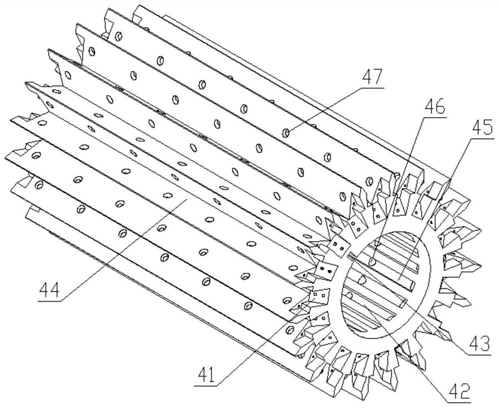 Rubber roller on a corrugating machine