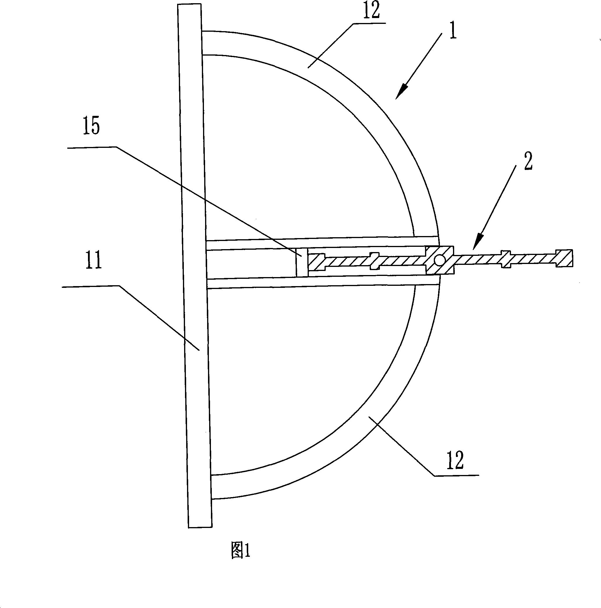 Large depth underground continuous wall water-stop joint device