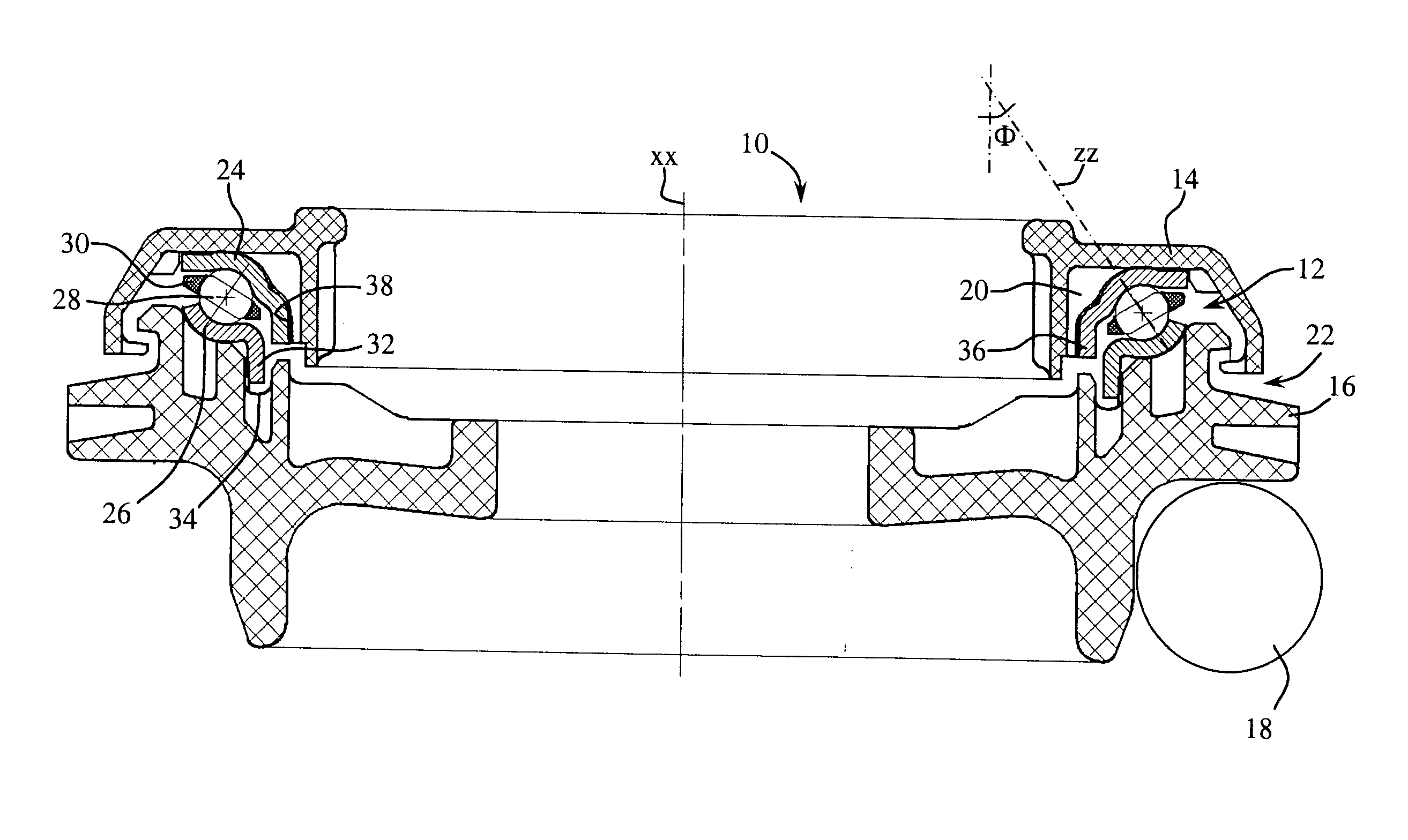 Ball Bearing and Corresponding Bump Stop