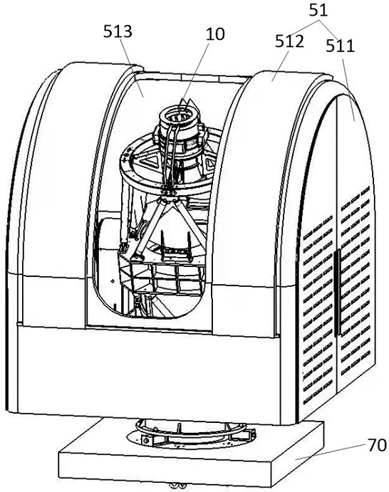 Meter-scale space debris monitoring telescope system