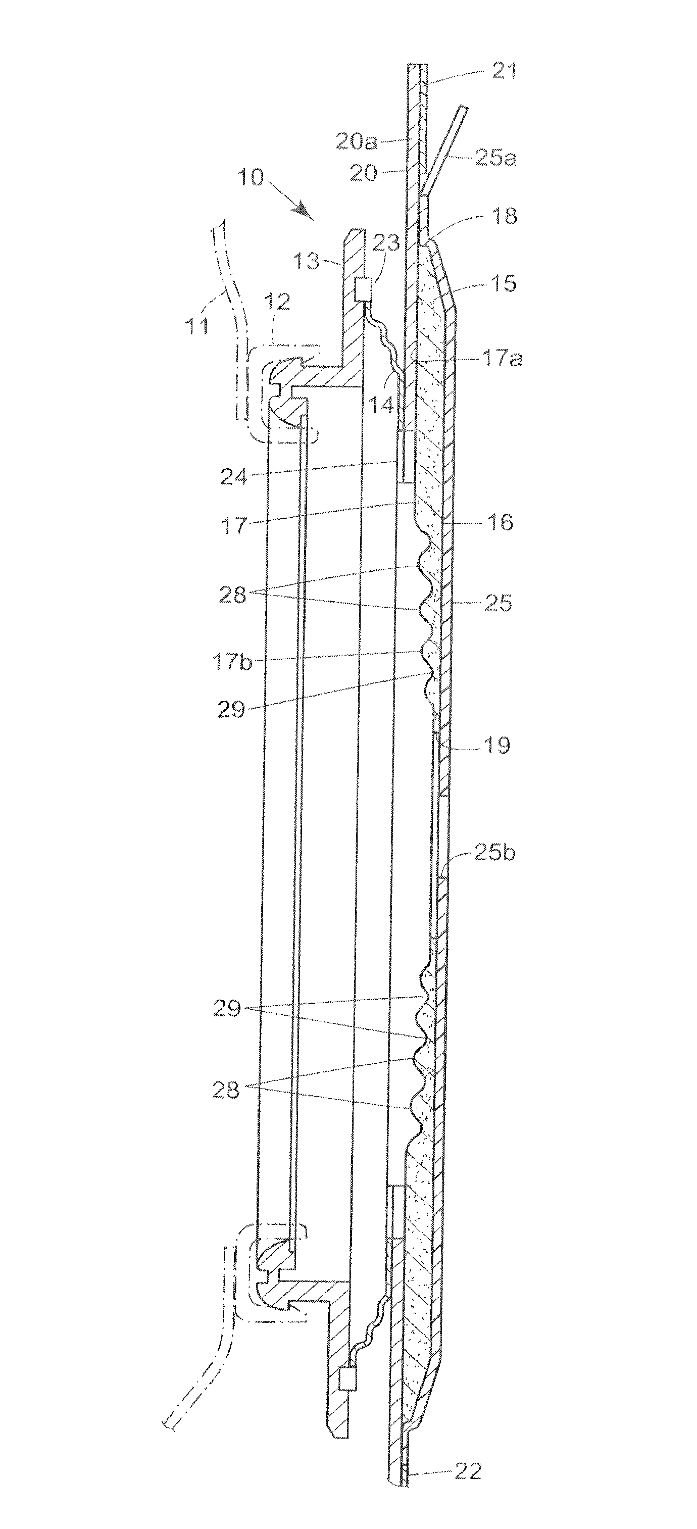 Ostomy faceplate having moldable adhesive wafer with diminishing surface undulations