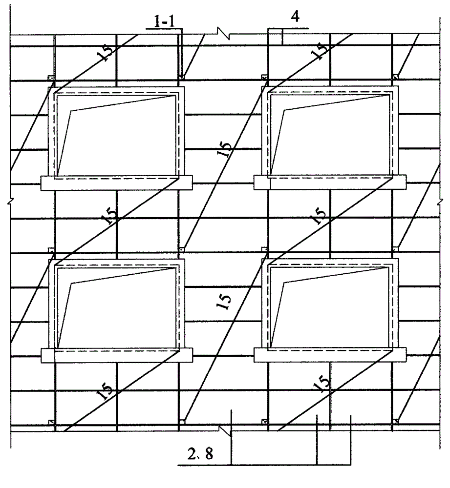 Outer wall decoration structure