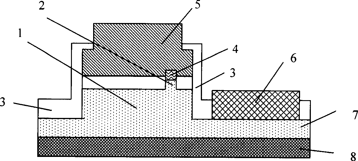 Preparation method of GaN based laser diode with naturally cleaved cavity surface