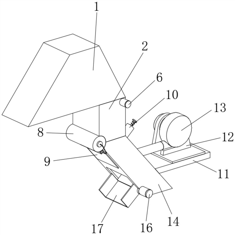 Waste gas treatment device for iron-containing steel scrap smelting