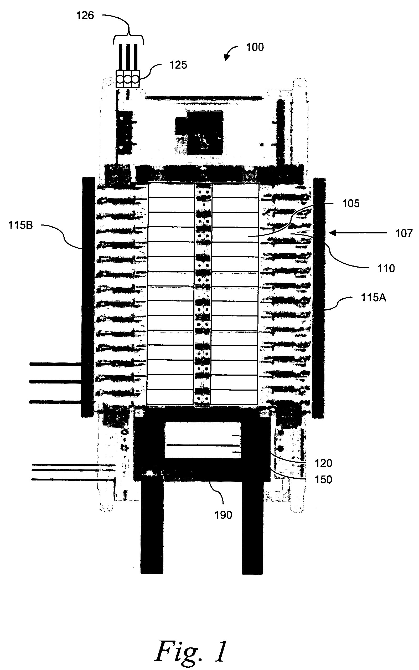 Selection line and serial control of remote operated devices in an integrated power distribution system