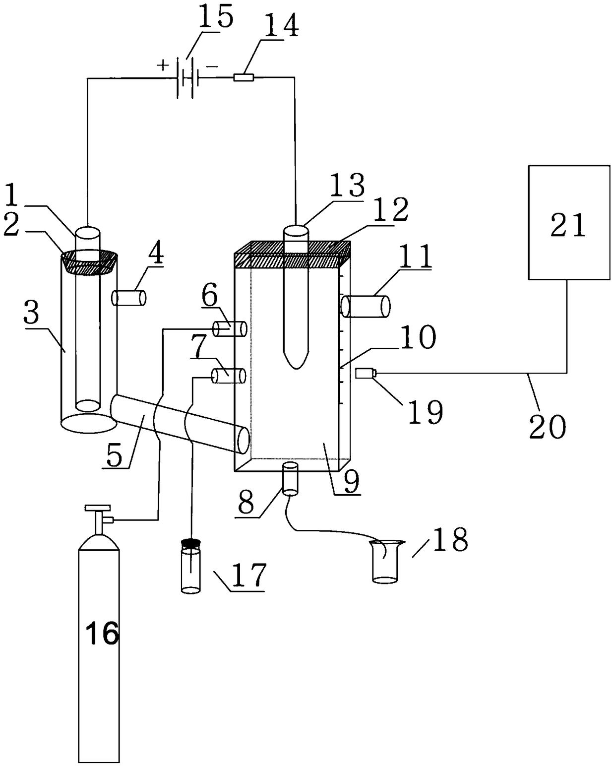 A liquid discharge micro-plasma excitation source device and plasma excitation method