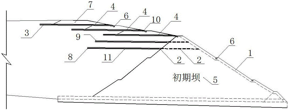 Method for preventing earthquake liquefaction instability of ultrafine tailing heaping upstream method tailing dam