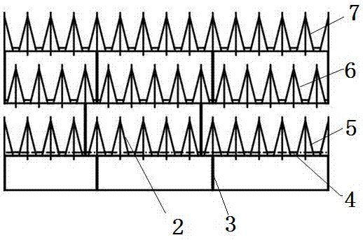 Noise control device arranged in water cooling tower