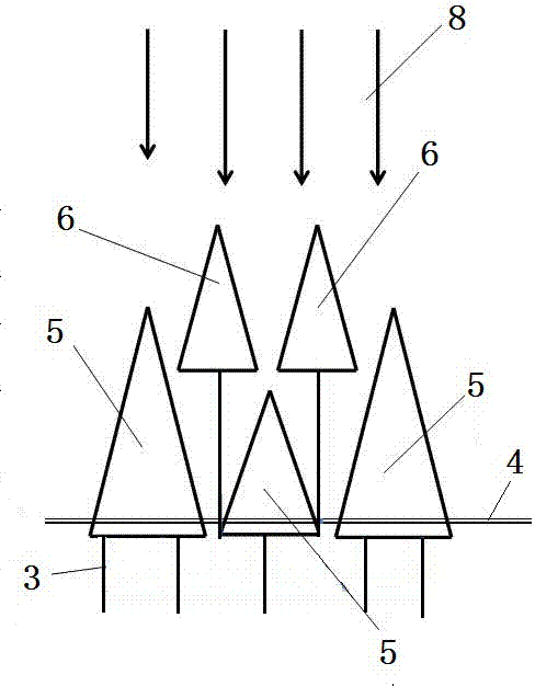 Noise control device arranged in water cooling tower