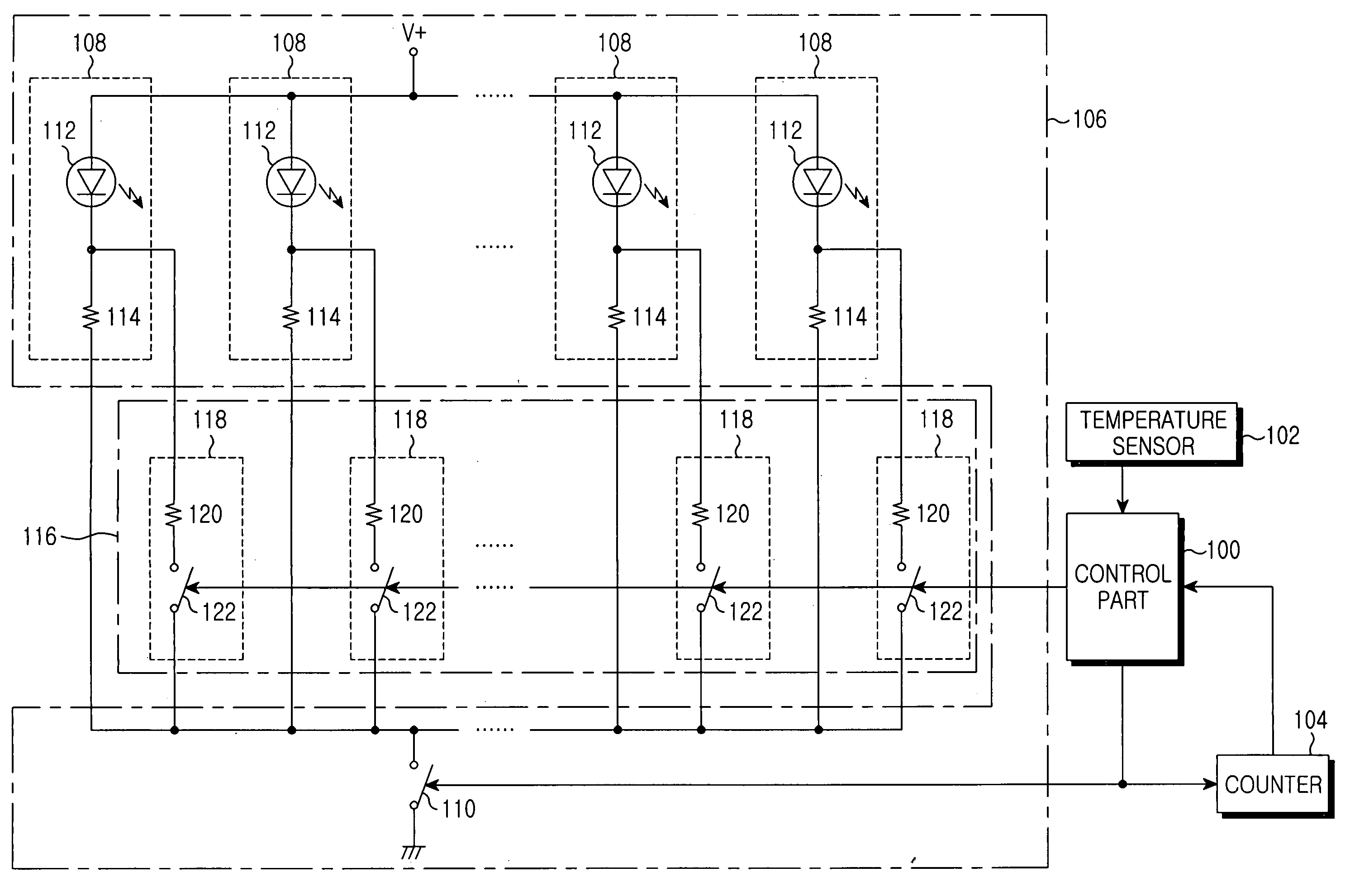 Backlight control circuit in portable device