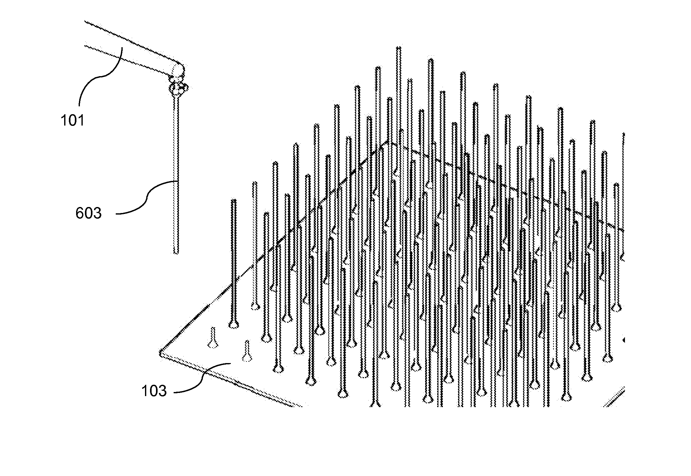 Methods and Apparatuses of Using Metal Needle Arrays for Specimen Lift-Out and Circuit Edit